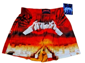 Metallica Master of Puppets Vintage 2007 Men's Boxer Shorts Small NEW w TAGS - Picture 1 of 4