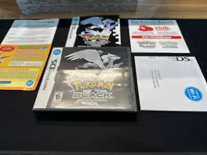 Pokémon: versione nera (Nintendo DS, 2011) custodia, manuale e solo inserti - Foto 1 di 5