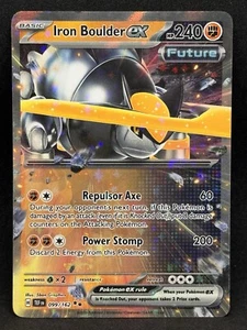 2024 Pokémon Iron Boulder ex 099/162 Temporal Forces Holo - Bild 1 von 2