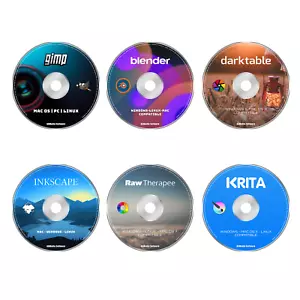 PRO PHOTOGRAPHY & ANIMATION SOFTWARE - 6 PROGRAMS Photo Edit, Draw PC BUNDLE CD - Picture 1 of 11