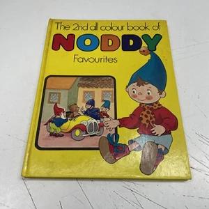 ORIGINAL VINTAGE RETRO Hard Cover Book Art Cafe Noddy Favourites Colour Children - Picture 1 of 9