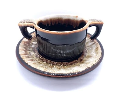 Juego de platos platillos de sopa de doble mango MCM Pfaltzgraff Gourmet Royale de colección Foto 1 de 4