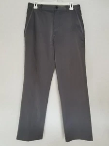 Adidas Climacool Golf Pants Sz 30 Polyester Gray Three Stripes - Picture 1 of 5