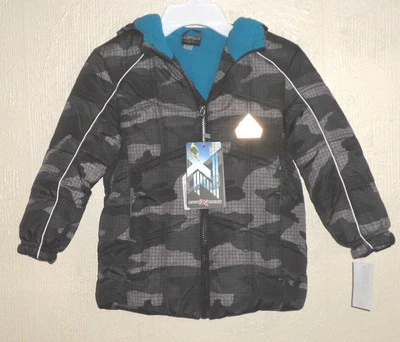 NEW $90 ZeroXposur Winter Snow Black Gray JACKET Coat BOYS S Small 4 NWT - Image 1 of 4