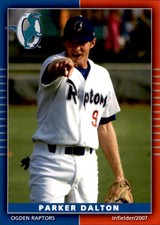 2007 Ogden Raptors Grandstand #10 Parker Dalton Houston Texas TX Baseball Card
