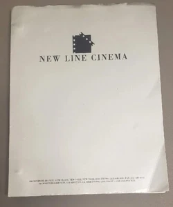 Blade Movie Script Film Screenplay Marvel New Line Cinema David Goyer 1996 Comic - Picture 1 of 9