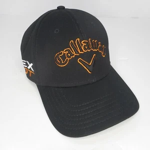 Black Callaway HEX Hot Logo Golf Tour Hat Cap Baseball Adjustable - Picture 1 of 5