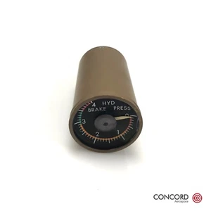 GENUINE BOEING 747-400 COCKPIT - HYDRAULIC BRAKE PRESSURE GAUGE - Picture 1 of 5