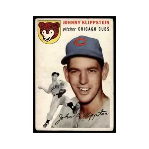 Johnny Klippstein 1954 Topps #31 Chicago Cubs Baseball Card VG - Picture 1 of 3