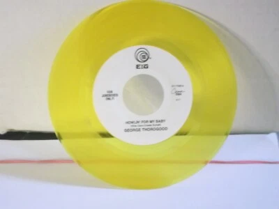 George tThorogood,EMI 17593"Howlin' For My Baby"US,7"45,YELLOW VINYL,Jukebox, M - Image 1 of 3