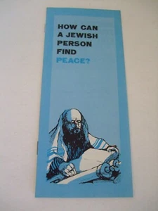 How Can a Jewish Person Find Peace? David Levy, 1975 - Imagen 1 de 3