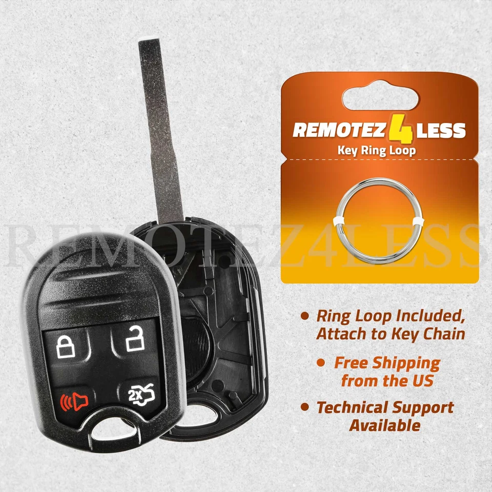 For 2011 2012 2013 2014 2015 Replacement Ford Explorer Remote Key Shell Case - Image 1 of 1