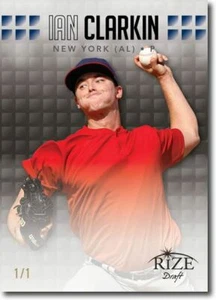 IAN CLARKIN 2013 Rize Rookie BLACK BLANK BACK RC 1/1 - Picture 1 of 2