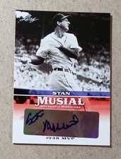 2015 Leaf Stan Musial Auto #MA-SM6 St. Louis Cardinals