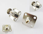 10x BNC Female w/4 holes Flange Panel Chassis Mount Coaxial Solder RF Connector