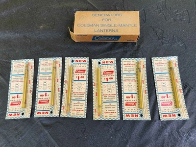 (6) Coleman  Generators w/ box New old stock 1950s, 60s 242, 243, 200, 202 - Image 1 of 2