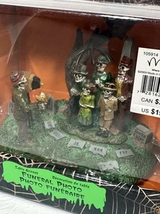 Lemax Spooky Town Collection Funeral Photo Halloween Retired 2009 - Bild 1 von 12