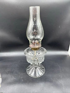 Antique Duncan Miller Quarter Block Oil Lamp - Picture 1 of 7