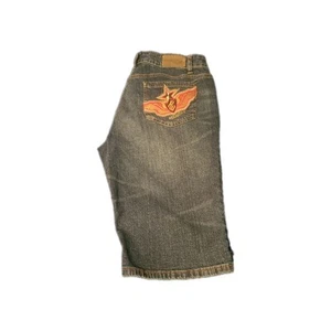 Vintage Roca Wear Damen Denim Jeans Shorts Gr. 13 Streetwear Y2K Hip Hop  - Bild 1 von 7