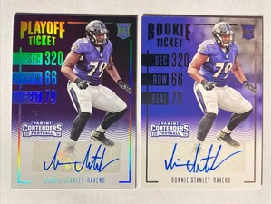 2016 Contenders RONNIE STANLEY Rookie Playoff Ticket Auto /199 + RC Ticket Auto - Picture 1 of 5
