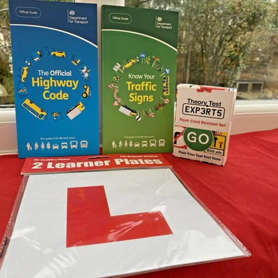 UK Driving Theory Test Kit – Highway Code, Know Your Traffic Signs, Flash Cards - Image 1 of 4
