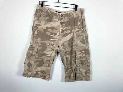 Pantalones Cortos Carga Motociclista Relajados Marithe Francois Girbaud Para Hombre 38 x 15 Ripstop Camuflados Foto 1 de 4