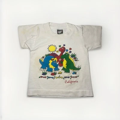 Camiseta De Colección Niño-U-No California Souvenir Niño Pequeño 2-4T Dinosaurios Años 90 Foto 1 de 4