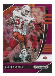 Barry Sanders  2020 Panini Prizm Draft Picks Purple Prizm #11 - Oklahoma State - Picture 1 of 2