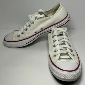 Converse All Star Unisex Chuck Taylor Sneakers Low White M7652 Lace Up Men’s 7 - Picture 1 of 10