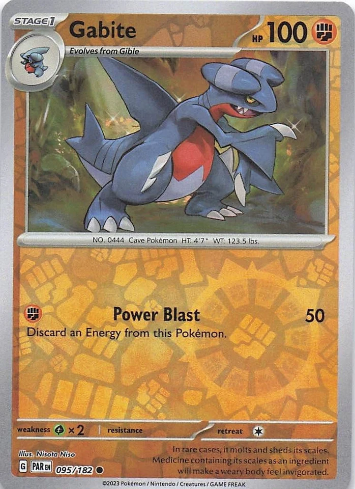 Gabite SV04: Paradox Rift 095/182- NM - Reverse Holo - Image 1 of 2