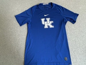Kentucky Wildcats Shirt Mens Large Blue Nike Pro Dri Fit Performance NCAA UK - Picture 1 of 9