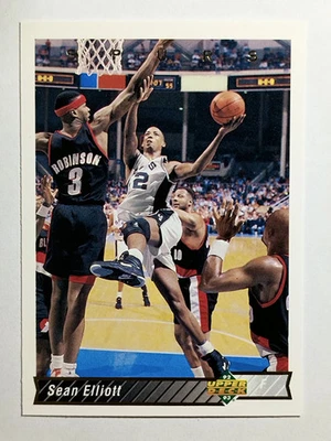 1992-93 Upper Deck #131 Sean Elliott - Image 1 of 2