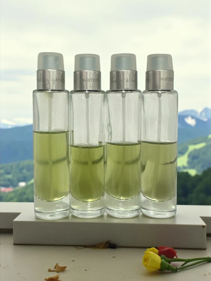 EL JARDÍN CURATIVO AGUAS PERFECTO CALMA LOTE DE 4 1 FL OZ MONTAÑA SIN CAJA Foto 1 de 1