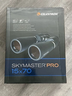 Celestron Skymaster PRO 15x 70 Porro BAK-4 Prism Binoculars Water & Fog Proof. - Image 1 of 4