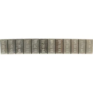 Perfect Equipment 200624ST Steel Adhesive Wheel Weight 0.25 oz. 1" - 624 Pieces - Picture 1 of 2