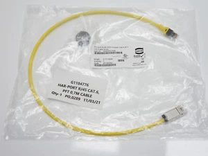 Harting 09454521506 Har-Port RJ45 IP20 Coupler Cat.6 PFT Cable Jack Silver 0,70M - Picture 1 of 4