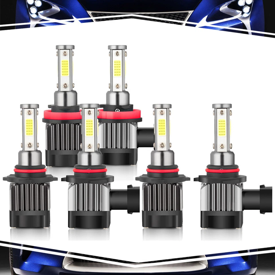 Faros antiniebla para Nissan Máxima 2007 3 pares 6000K H11+2x 9006/HB4 Foto 1 de 4