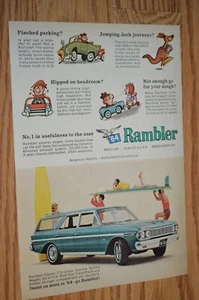 1964 RAMBLER CLASSIC 770 CROSS COUNTRY WAGON ORIGINAL ADVERTISEMENT AD 64★★ - Picture 1 of 1