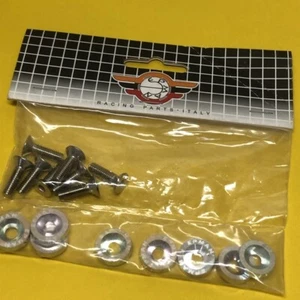 Fender and bumper washers and countersunk bolts x 8 Silver - Bild 1 von 1