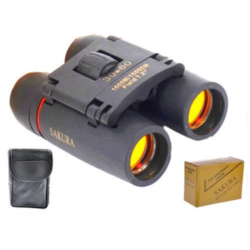 30 x 60 ORIGINAL SAKURA zoom MINI COMPACT BINOCULARS TELESCOPES - UK STOCK - Image 1 of 1