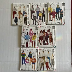 McCalls Lote Patrones Unisex Adolescentes Hombres Mujeres Pantalones Cortos XSpequeños Sin Cortar Talla 32 34 - Imagen 1 de 6