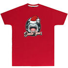 Unisex Santa Jaws T Shirt Funny Christmas Present Shark Top Tee Comedy Xmas