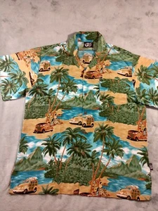 ULUWATU Men's XXL Hawaiian Shirt Microfiber Surf Beach Palm Big Tall Sun Waves - Picture 1 of 11
