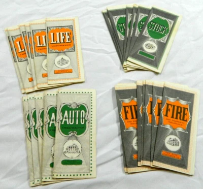 Vintage 1960 The Game of Life Replacement Parts Insurances & Stock Papers - Image 1 of 4