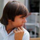 The Monkees Davy Jones portrait in profile in white shirt 24x36 inch poster