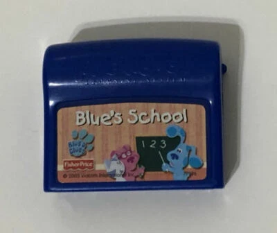 Fisher Price Power Touch ! Blues Clues ! Blue's School Cartridge ! - Image 1 of 4