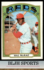 1972 Topps #291 Hal McRae Cincinnati Reds (see pics)(B)