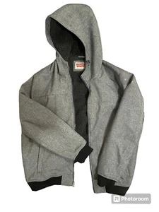 Levi's Gray Linen Print Zip-Up Jacket XXL - Picture 1 of 2