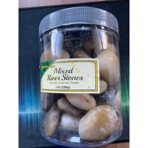 Mixed River Stone Pebbles for Vase filler, Terrariums, etc. - Picture 1 of 2