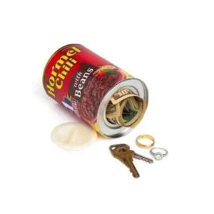 Hormel ® Chili with Beans Secret Stash Safe - Decoy Bank - Cash Coin Jewelry - Picture 1 of 3